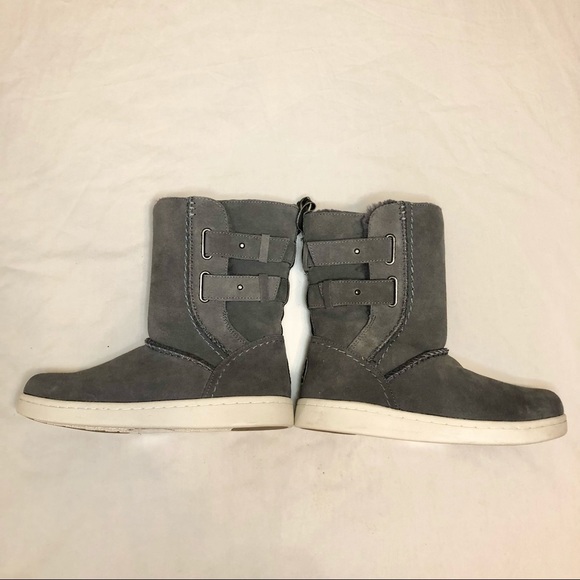 BearPaw Gray Suede Boots - Picture 8 of 8